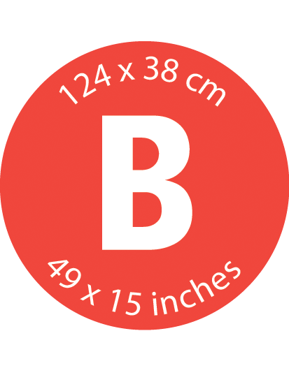 Brabantia Ironing Board Cover B – Complete Set – Black Denim