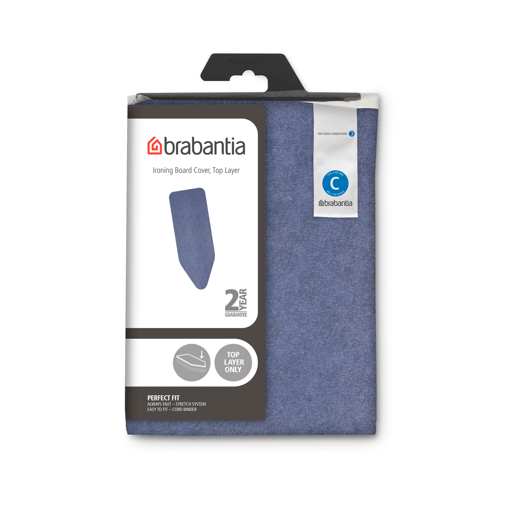 Brabantia Ironing Board Cover C – Top Layer – Denim Blue