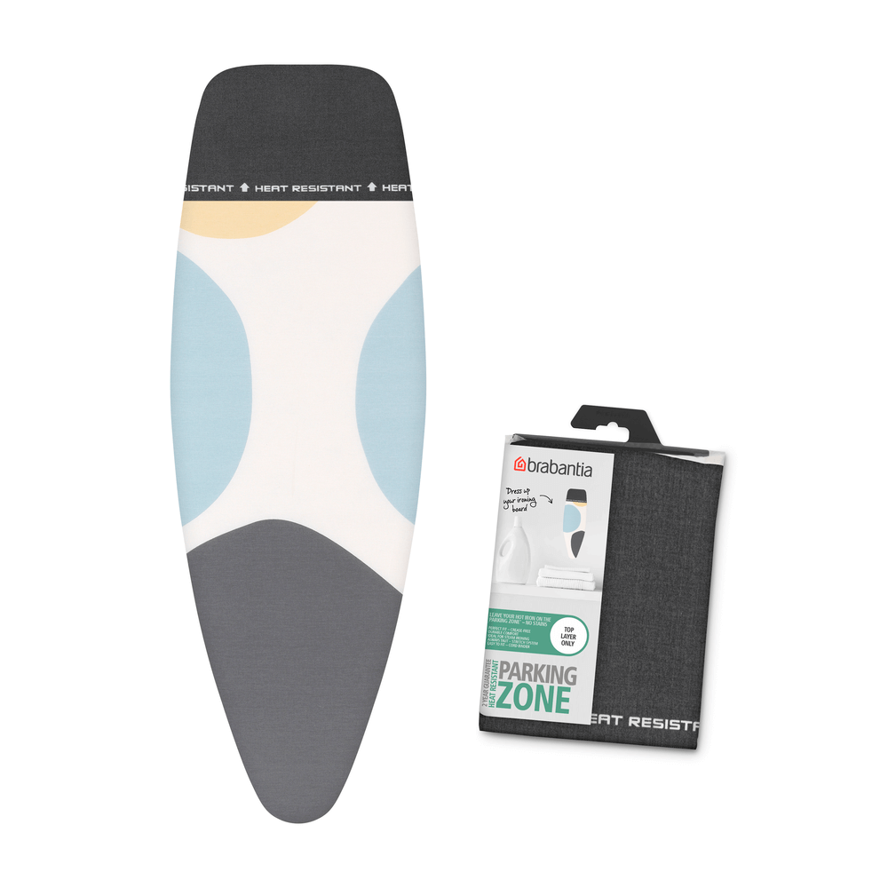 Brabantia Ironing Board Cover D – Complete Set – Spring Bubbles