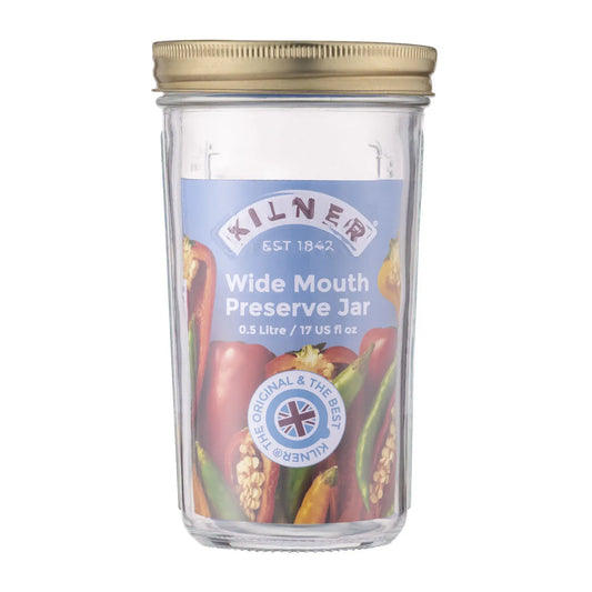 Kilner Wide Mouth Preserve Jar 0.5L