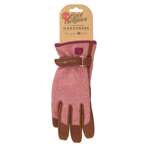 Burgon & Ball Love The Glove – Red Tweed