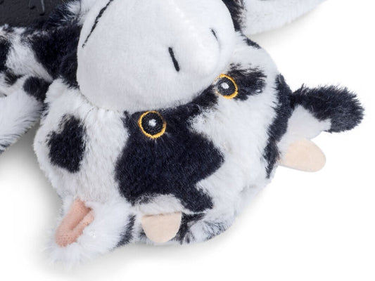 Petface Rubber Tum Plush Dog Toy – Cow