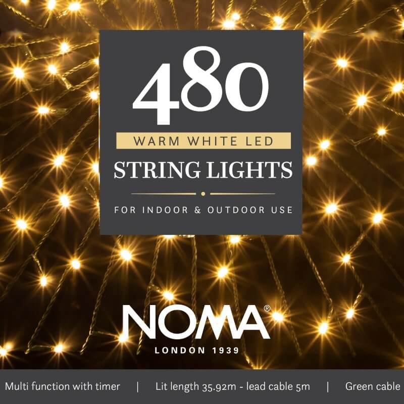 NOMA Warm White LED String Lights