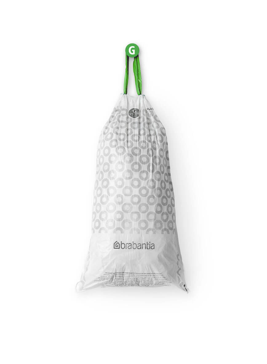 Brabantia Code G (23-30L) PerfectFit Bin Liners – 40 Bags