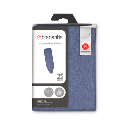 Brabantia Ironing Board Cover B – Top Layer – Denim Blue