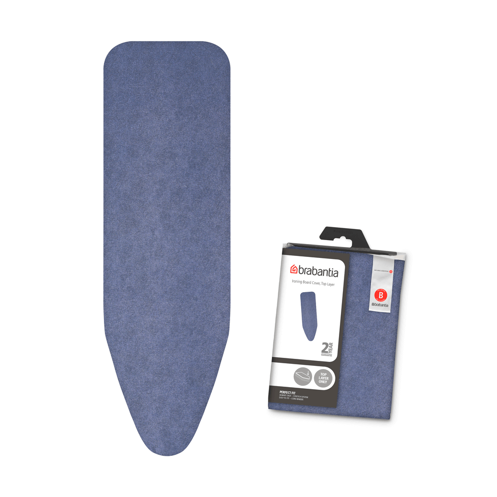 Brabantia Ironing Board Cover B – Top Layer – Denim Blue
