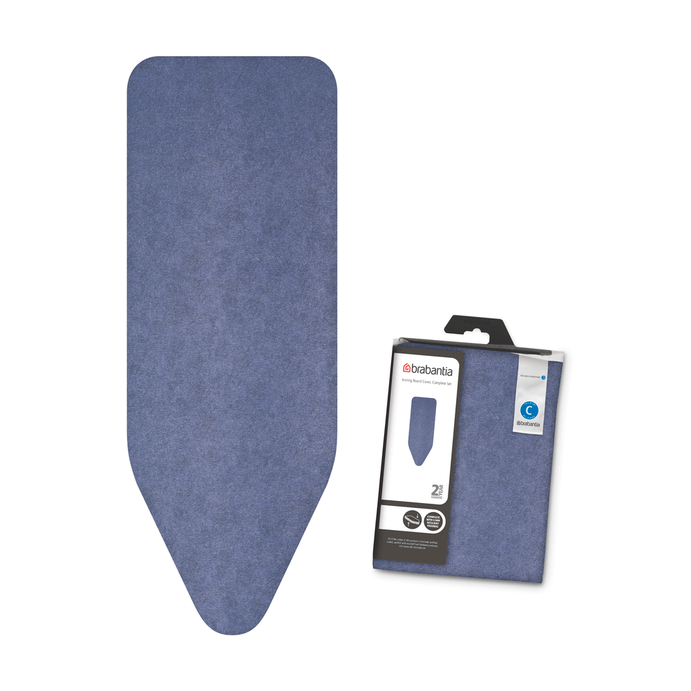 Brabantia Ironing Board Cover C – Complete Set – Blue Denim