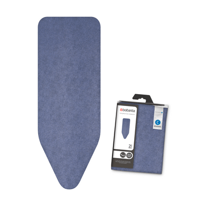 Brabantia Ironing Board Cover C – Complete Set – Blue Denim