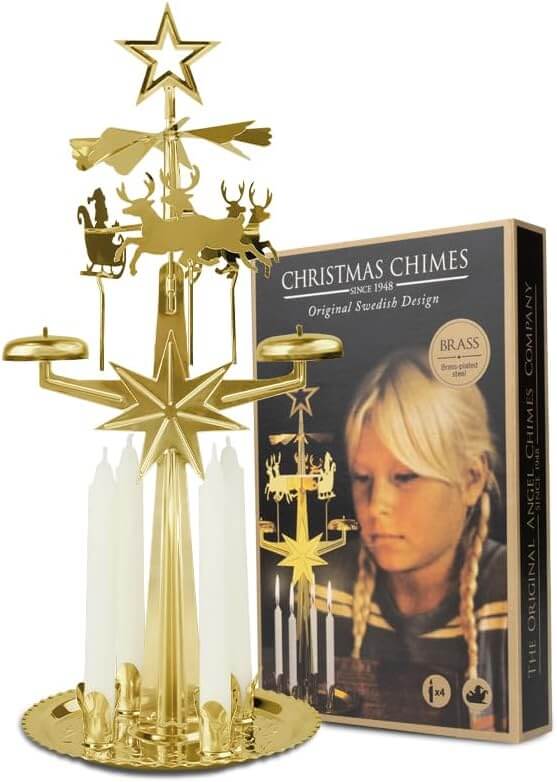Brass Christmas Chimes packaging