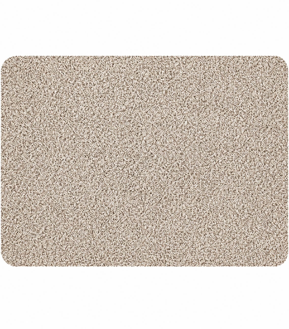 Oatmeal Ulti-Mat washable indoor doormat with visible fibre texture, on white background