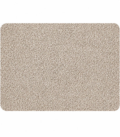 Oatmeal Ulti-Mat washable indoor doormat with visible fibre texture, on white background