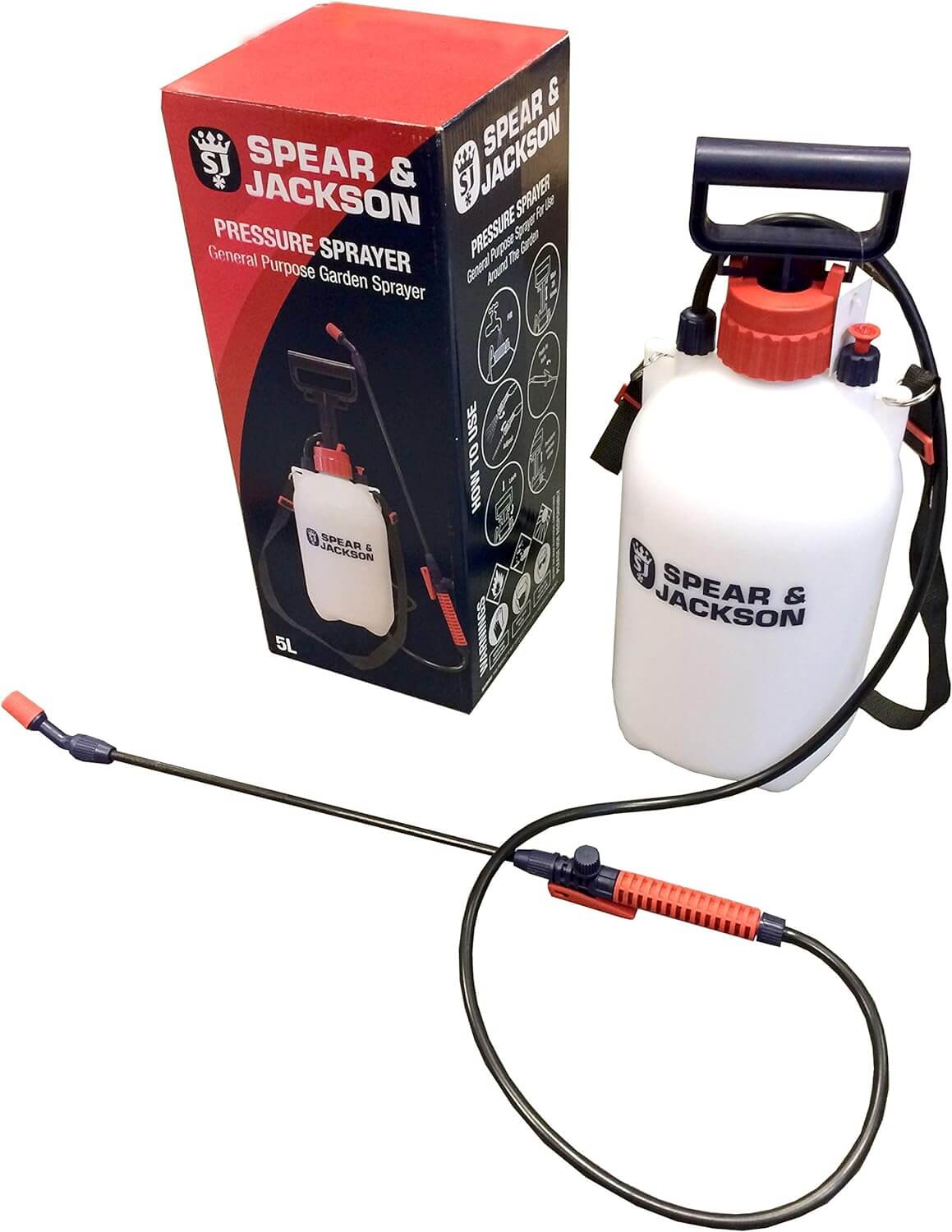 Spear & Jackson Pump Action Pressure Sprayer 5L